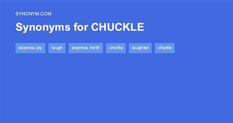 chuckle synonym|another word for chuckled.